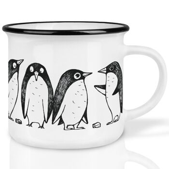 Tasse en céramique – Histoire d'amour de pingouin 1