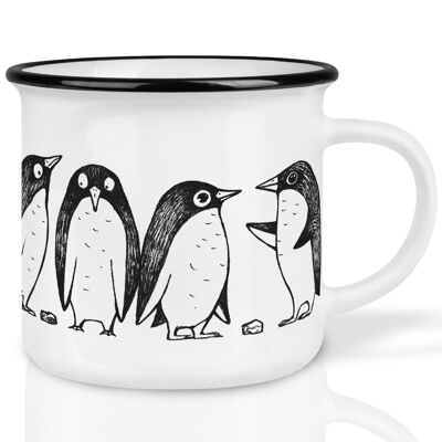 Ceramic Mug – Penguin Love Story