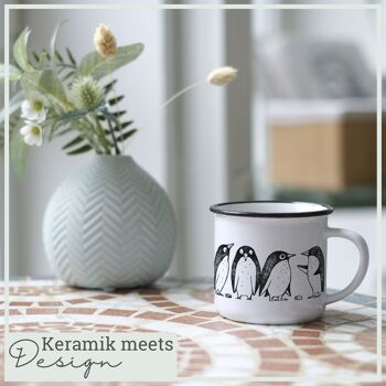Tasse en céramique – Histoire d'amour de pingouin 3