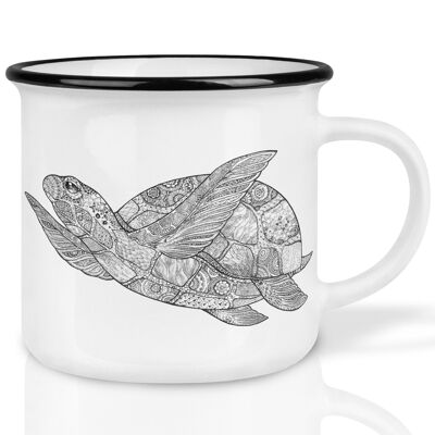 Taza de cerámica - tortuga