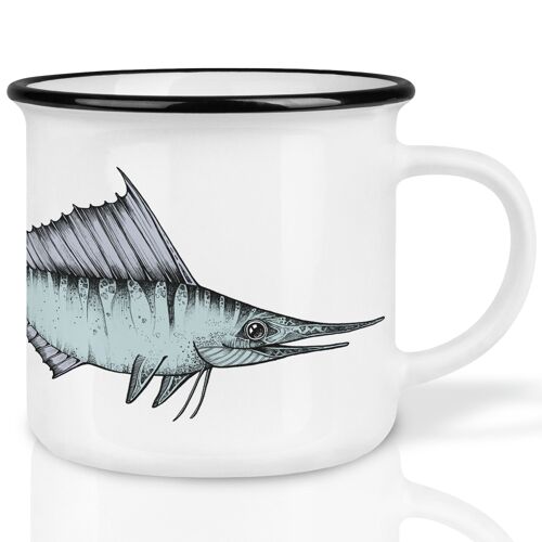 Keramiktasse – Schwertfisch