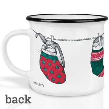 Mug en céramique – animaux chaussettes 2