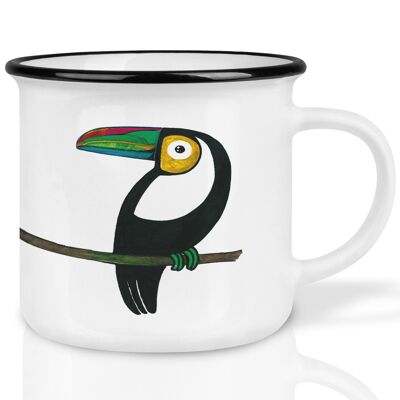 Mug en céramique – couple toucan