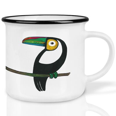 Ceramic mug – toucan pair