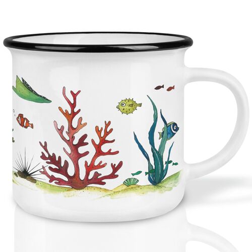 Keramiktasse – Unterwasserwelt