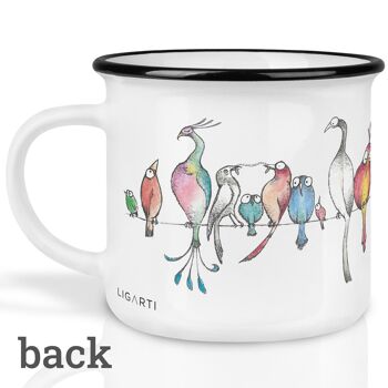 Tasse en céramique – Parade d’oiseaux 2