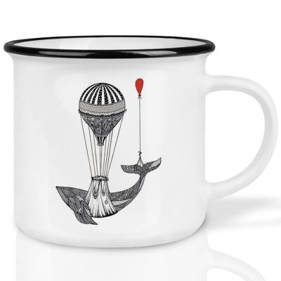 Mug en céramique – Transport de baleines