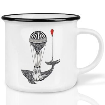 Mug en céramique – Transport de baleines 1