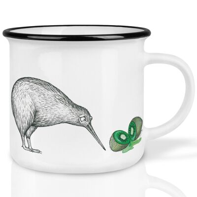 Ceramic mug – Two kiwis