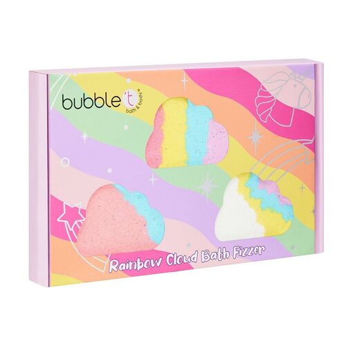 Rainbow Cloud Bath Bomb Fizzer Gift Set (3 x 75g)