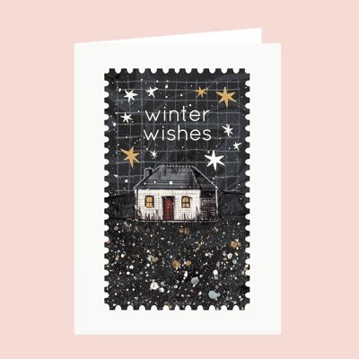 Winter Wishes Christmas Card