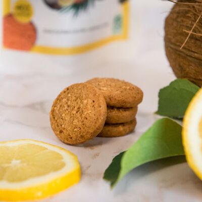 Zitronen-Kokos-Crunchies – BIO