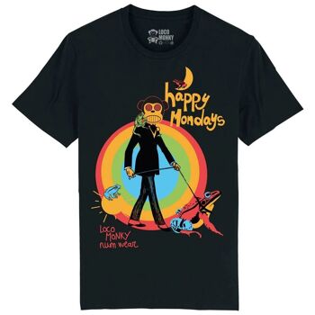 HAPPY MONDAYS Crazy Monky T-shirt unisexe 2