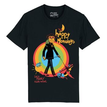 HAPPY MONDAYS Crazy Monky T-shirt unisexe 5