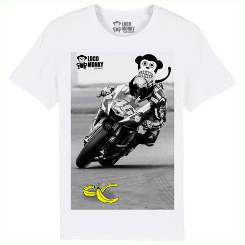 Camiseta Loco Monky SLIP color O.White