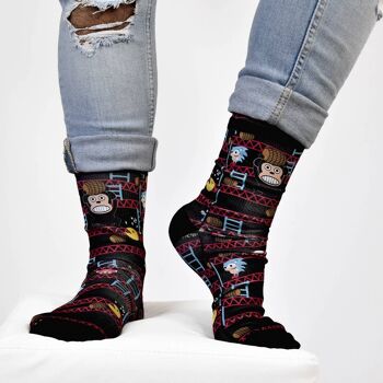 GAME chaussettes unisexes 9