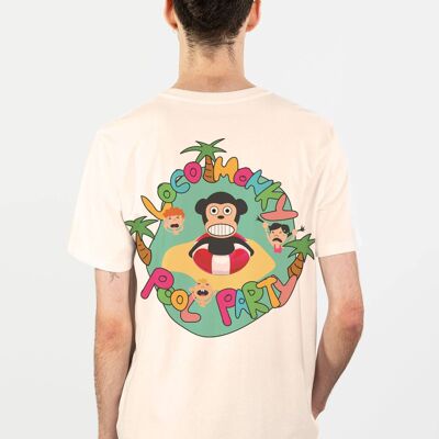 Camiseta Unisex LOCO MONKY POOL PARTY