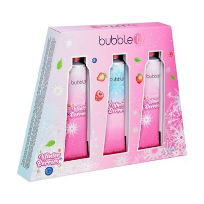 Coffret cadeau crème hydratante pour les mains aux baies d'hiver (3 x 75 ml)