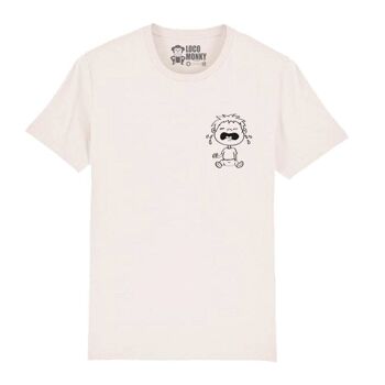 T-shirt Loco Monky CANDY 2 faces couleur VINTAGE BLANC 3