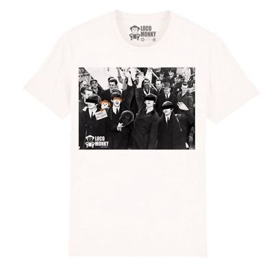 T-shirt Crazy Monky Matchmaker colore O.White