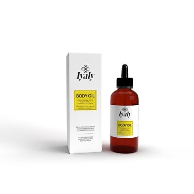 OE002 - Body oil with sweet almond and lemon essential oil - 100 ml