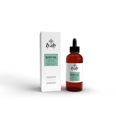 OE003 - Body oil with sweet almond and mint essential oil - 100ml