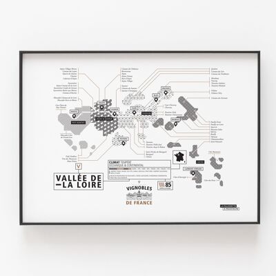 Loire Valley Vineyard Poster