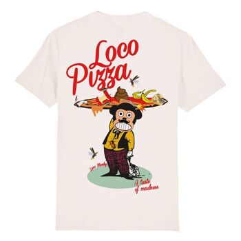 LOCO PIZZA Loco Monky T-shirt unisexe 8