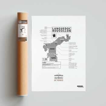 Affiche Vignoble du Languedoc-Roussillon 5