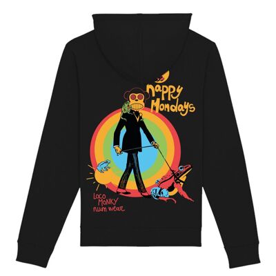 Sudadera con capucha unisex HAPPY MONDAYS Loco Monky