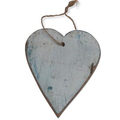 Coeur en bois S - figurine suspendue