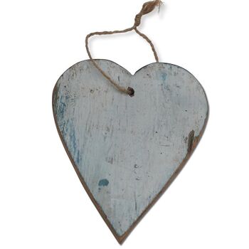 Coeur en bois S - figurine suspendue 1
