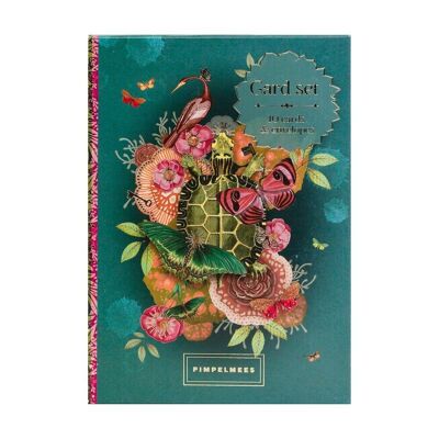 Pimpelmees card binder 10 cards (incl. envelopes) - Turtle Fig