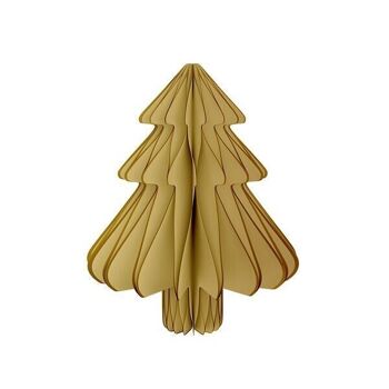 Boule en papier -  Paillettes dorés - Décoration Noël 2
