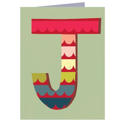 XA10 Mini J Alphabet Card