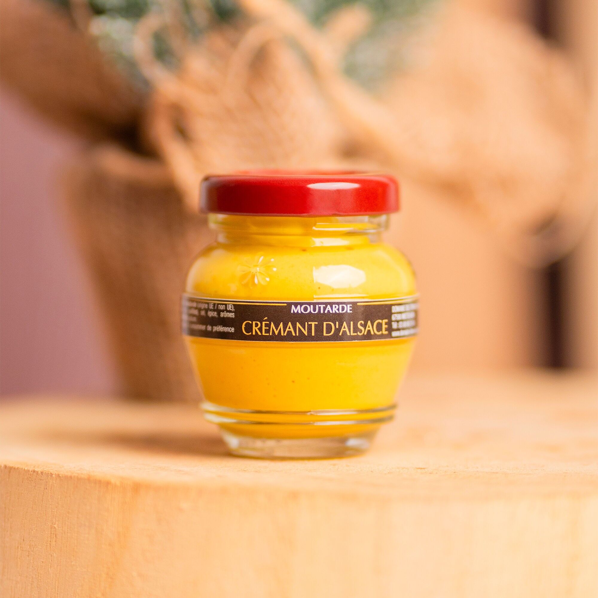 Senf mit Crémant d’Alsace 55g