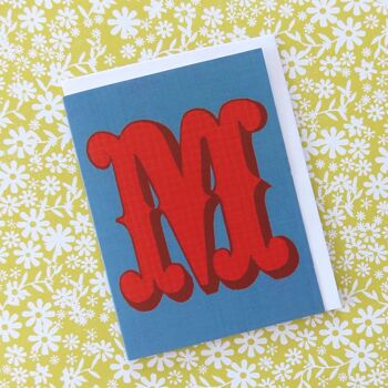 Carte Alphabet XA13 Mini M 4