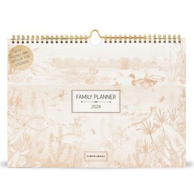 Pimpelmees family planner 2024 - warm nude