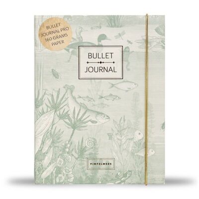 Pimpelmees Bullet Journal PRO - verde vintage