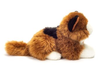 Chat porte-bonheur couché 20 cm - peluche - peluche 3