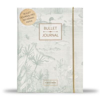 Pimpelmees Bullet Journal PRO - Impression édition luxe : Vert Vintage