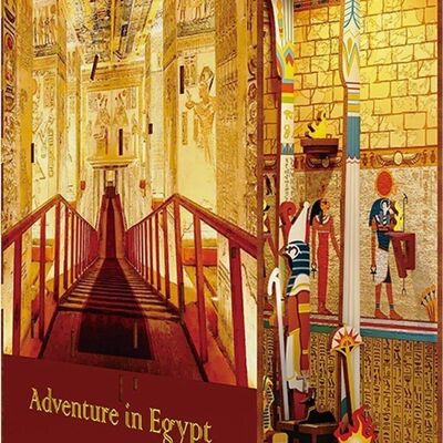 DIY Book Nook, Adventure in Egypt Bookend, Tone-Cheer, TQ127, 18.2x8x24.5cm