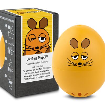 Huevo con pitido del ratón/temporizador de huevos inteligente