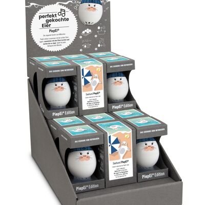 Display seal beep egg / 18 piezas / temporizador de huevos inteligente