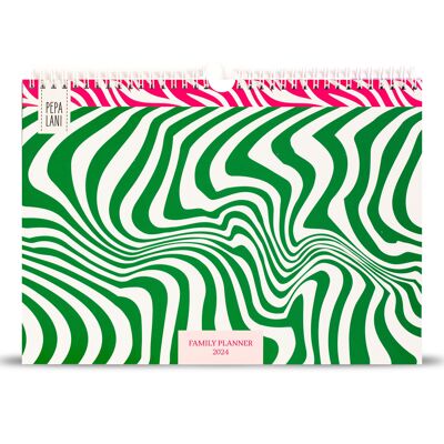 Pepa Lani family planner 2024 - Waves Green