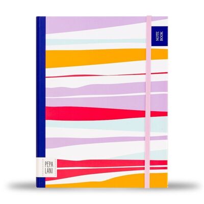 Pepa Lani notebook A5 - Stripes