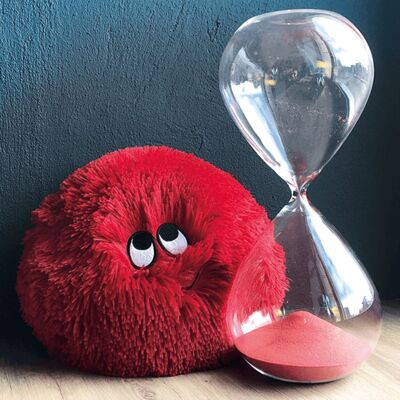 bebé FLAUSCHN samba rojo (rojo) | 30cm | Almohada de peluche, juguete suave, decoración navideña.