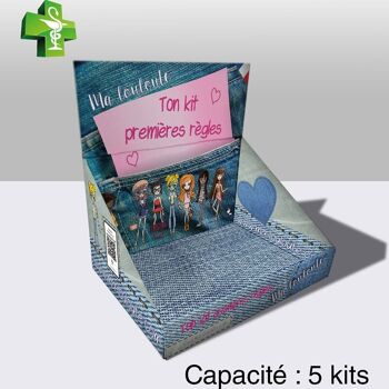 Présentoir de comptoir + 5 kits 5