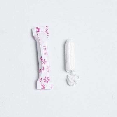 Mini tampons without applicator