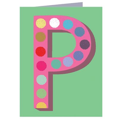XA16 Mini P Alphabet Card